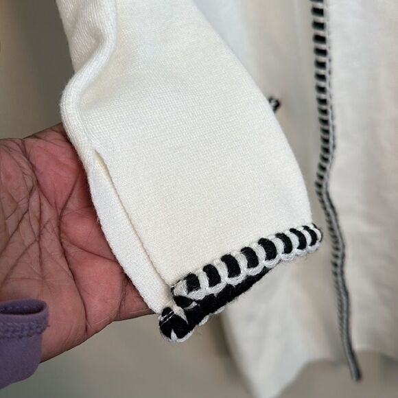 Magaschoni Long Line Open-front Cardigan S - Picture 3 of 6